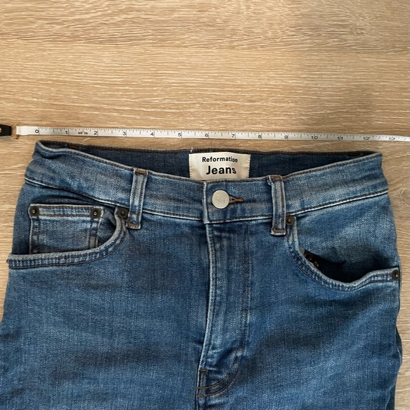 Lot of 2 Pairs Reformation Skinny Jeans Blue and Black size 26 - Picture 4 of 14